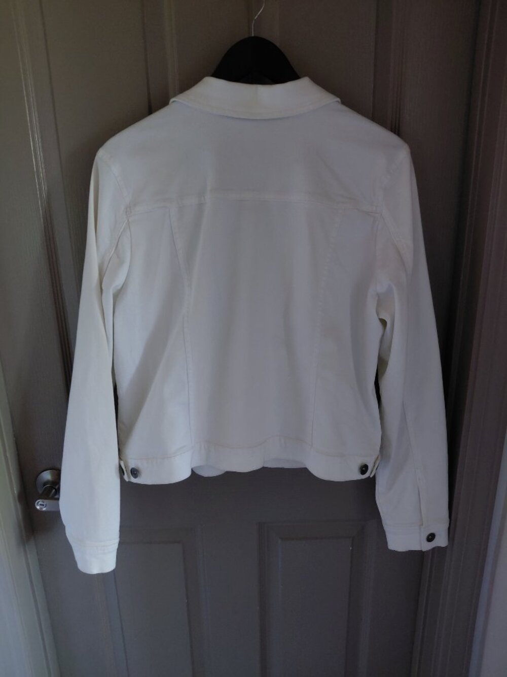 White Jean Jacket - Picture 2 of 5